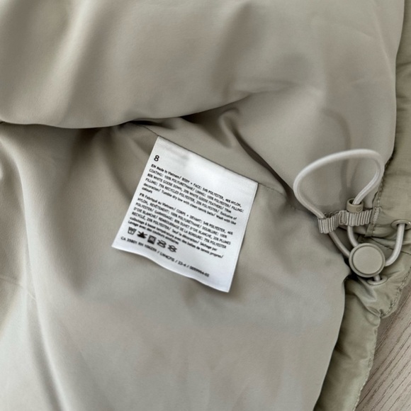 LULULEMON Wunder Puff Super-Cropped Vest Heathered Raw Linen - Picture 8 of 14